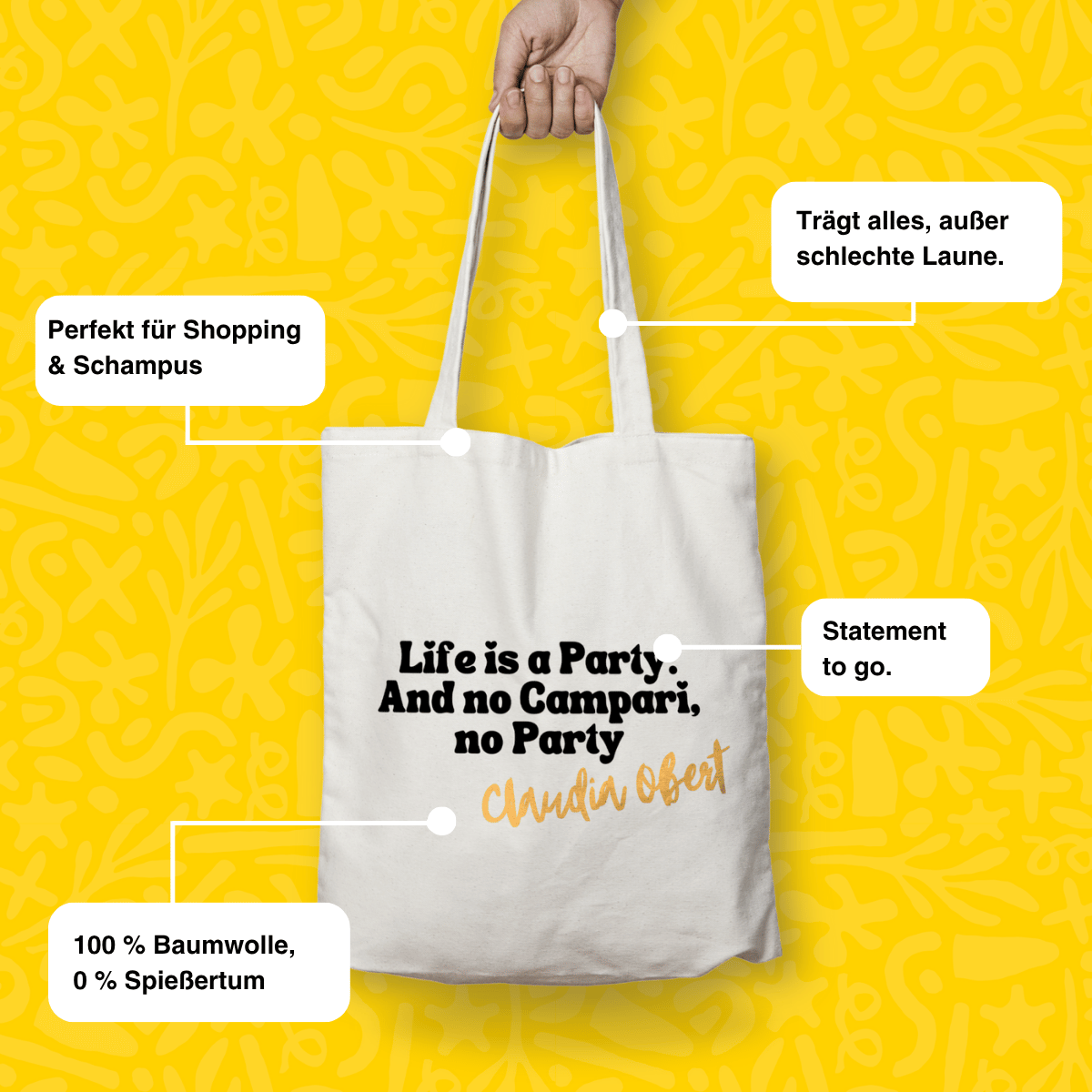 "Life is a Party. And no Campari no party" - Beutel