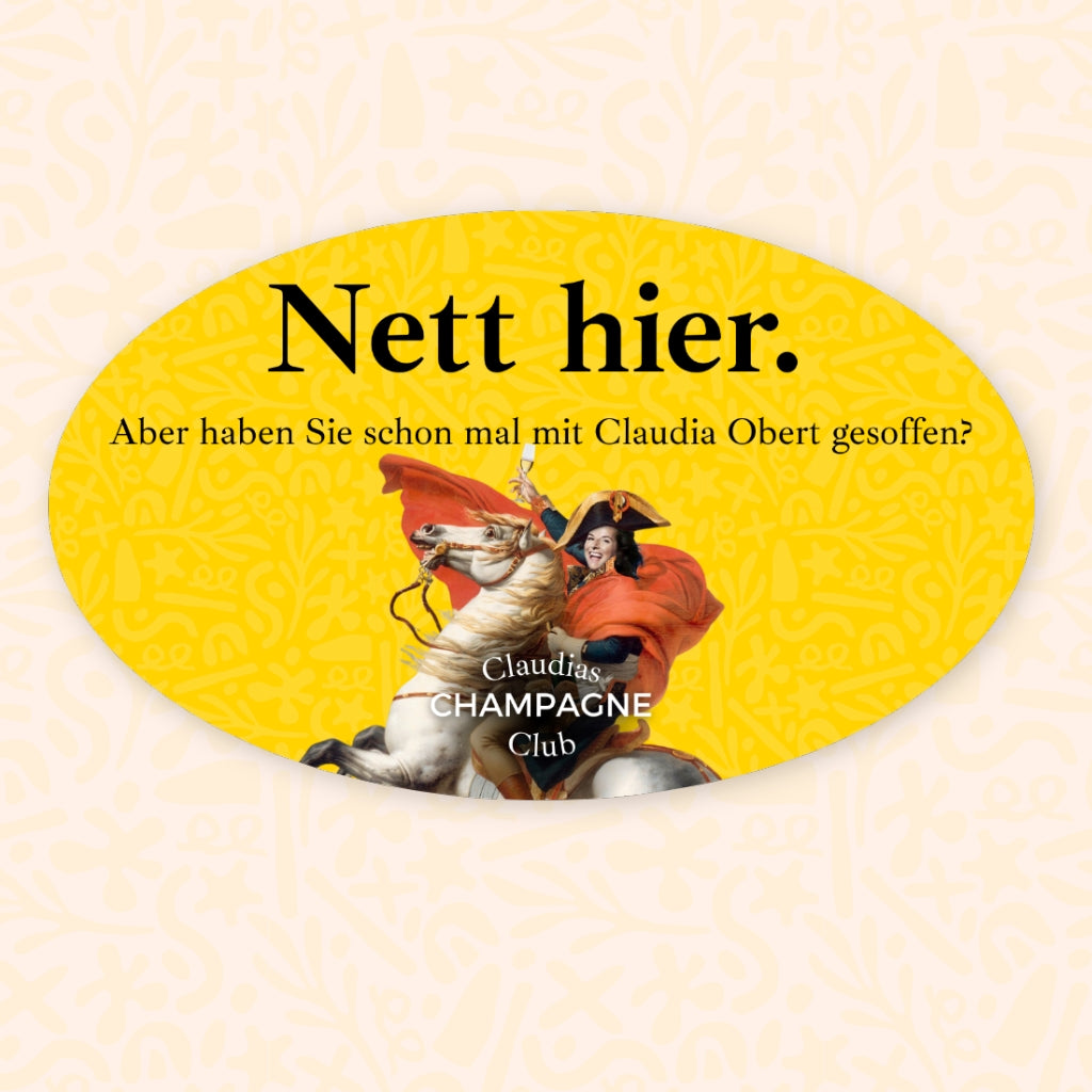 Claudias Champagne Club Sticker-Set